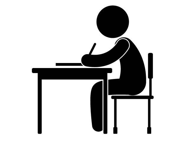 desk writing icon